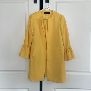 Zara canary yellow blazer